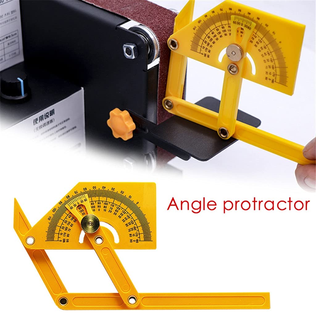 JSEIAJB Protractor Angle Finder Measurement Tool 0° to 180° Woodworking Angle Ruler Plastic Protractor Measuring