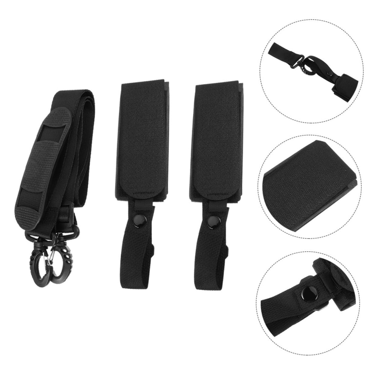 INOOMP 3 Pz Cinghie da Sci Cintura Pattini Cinghie per Stivali Accessori per Lo Sci guinzaglio da Skate Tracolla Slitta Bretelle Scarponi da Sci Staffa Bambino Tavola da Sci Nylon
