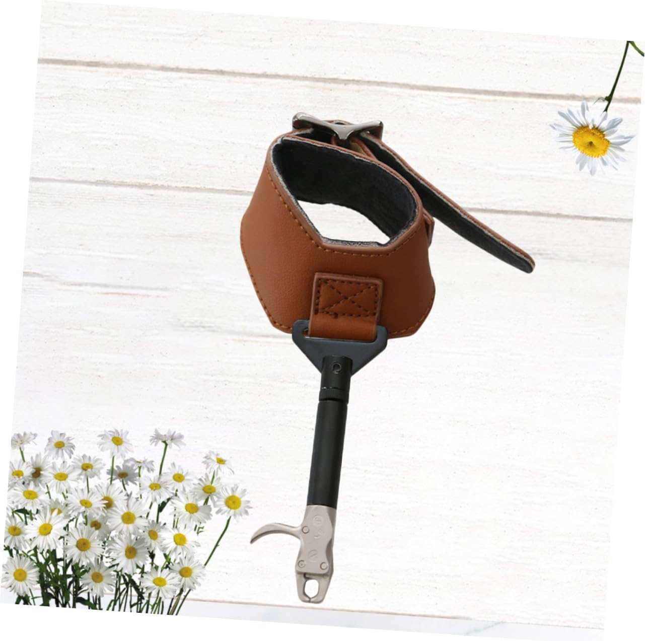 Arrow Caliper Release Aid Accessory for and Wrist Strap Material for All Ages Accuracy and Consistency Brown