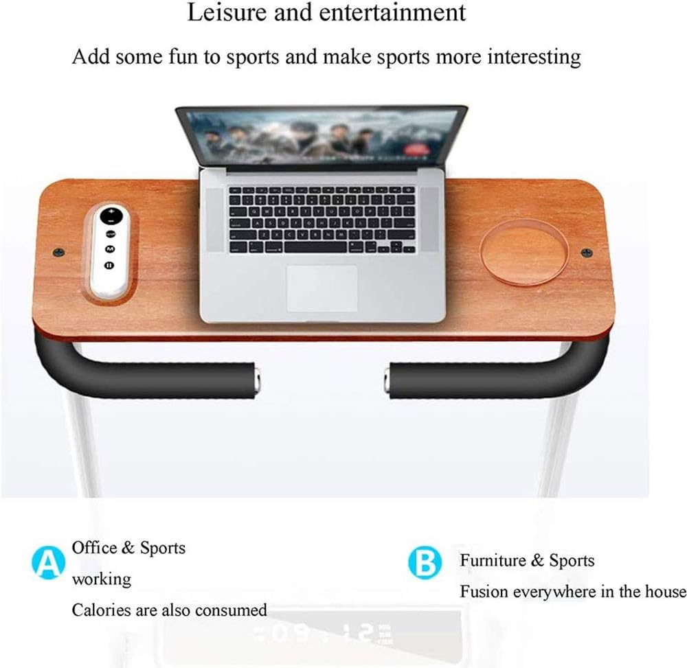 Treadmill, Folding Electric Treadmill, Gym Home Portable Small LCD Display SN Ultra Quiet Indoor Fitness Equipment, 1-10Km/H, Very Suitable for Home Office and Gym