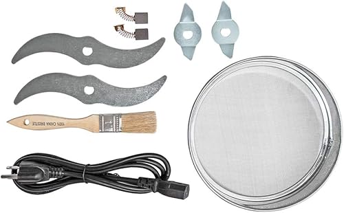 Miniatura 6 de ALDKitchen Molino de grano  Molinillo tipo oscilante para especias, hierbas, raíces  Uso comercial  Acero inoxidable  110V (88.18 oz)