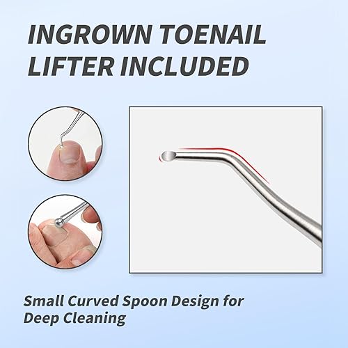 Miniatura 2 de Paquete de 62 tiras correctoras para uñas encarnadas, herramienta de corrección profesional, alisador curvo para alivio de uñas encarnadas en casa