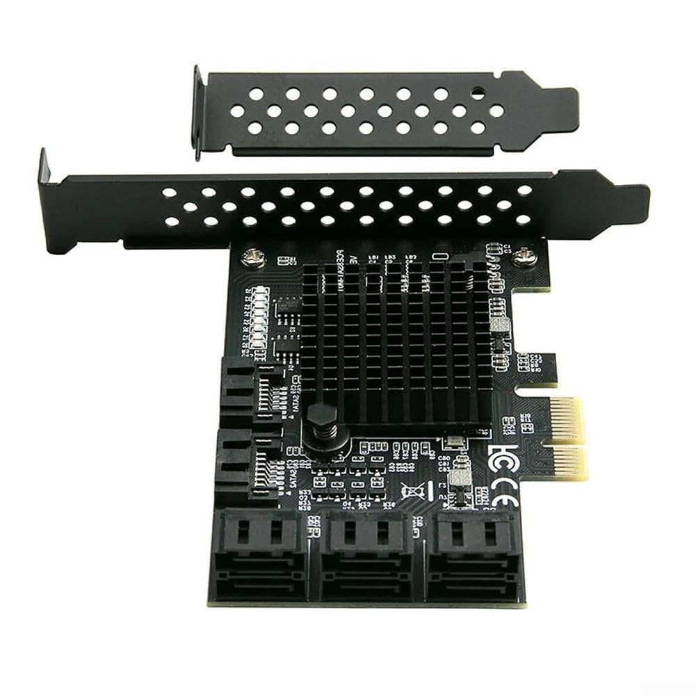 Scheda Controller per sata 8 per porte Chipset Marvell Scheda