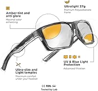 Vista 2 de Horus X • Blue Light Glasses Men Women Blue Light Blocking Glasses for Screen Anti-Fatigue Eye Migraine Gaming Glasses V3