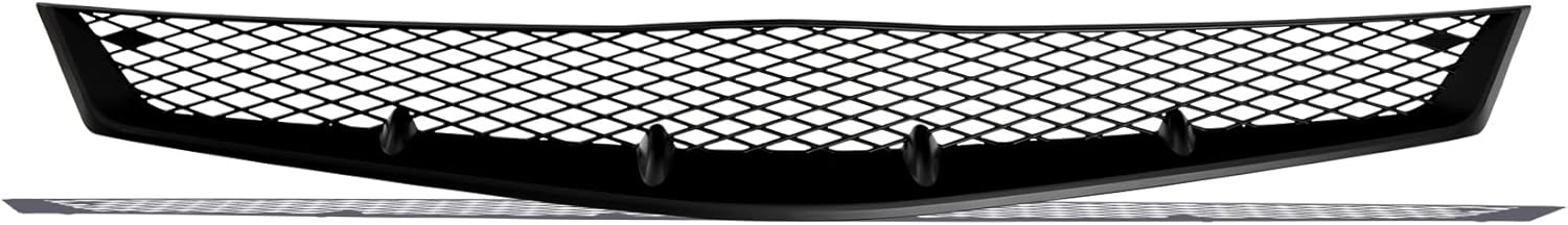 Armordillo USA 8720196 T-R Mesh Style Front Hood Bumper Grille - Matte Black Fits 2006-2008 Honda Civic 2 Door Coupe
