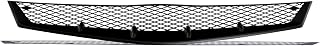 Armordillo Mesh Style Front Grille|Compatible With 2006-2008 Honda Civic 2 Door Coupe|8739082|Matte Black|Front Hood Bumper Grille