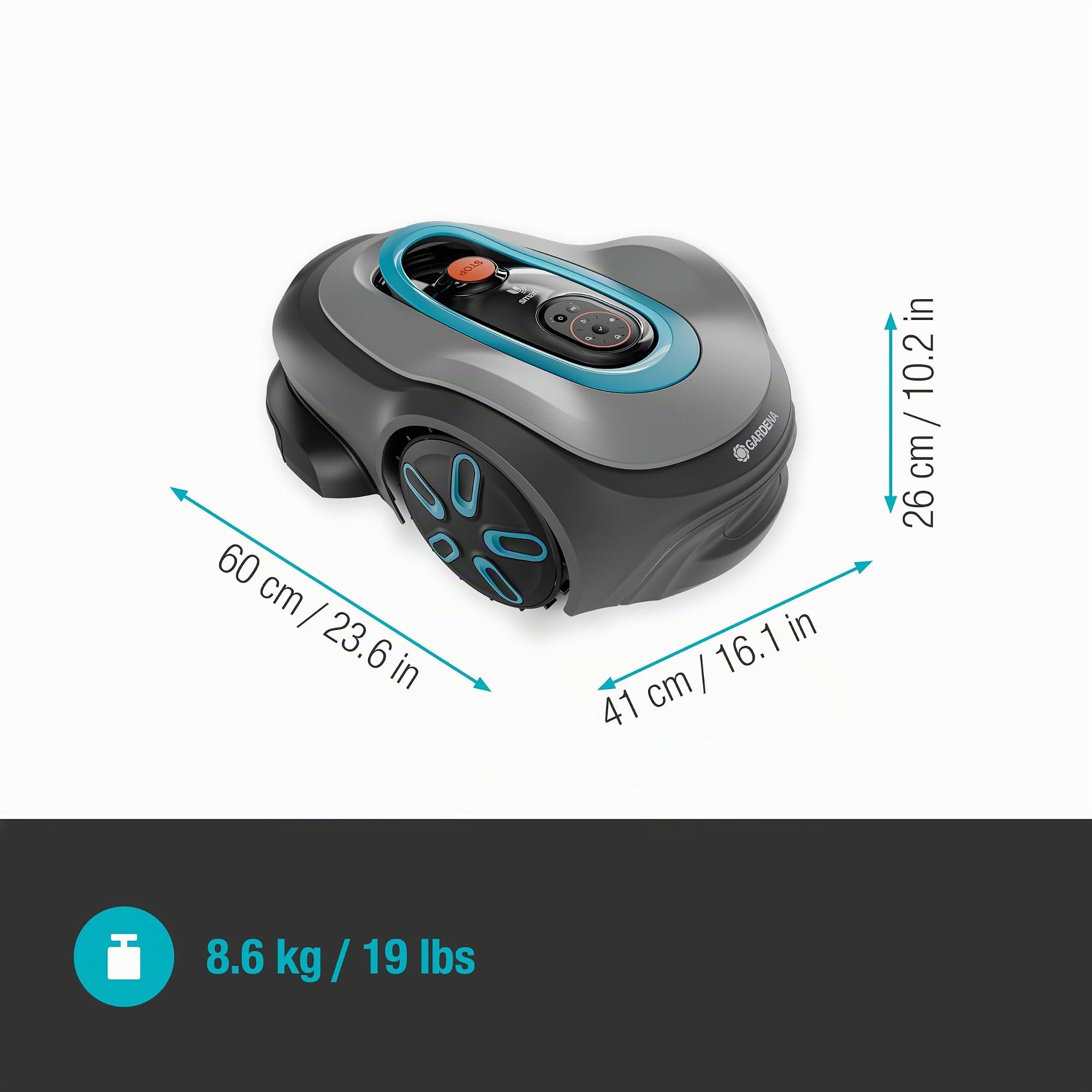 GARDENA Robô corta-relva Smart SILENO PRO 600 m²