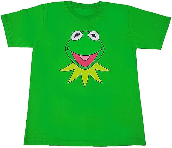 Amazon 並行輸入品 Sesami Street セサミストリート Kermit The Frog カーミット プリントｔシャツ キャラクターグリーン Sサイズ Mサイズ Lサイズ 男女兼用 Lサイズは短めワンピースにも人気 Tシャツ カットソー 通販