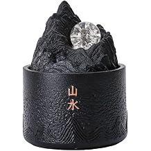 Indoor Fountain Zen Flow Wealth Spring Desktop Fountain for Home, Office or Meditation Space Decor Tabletop Water Fountain