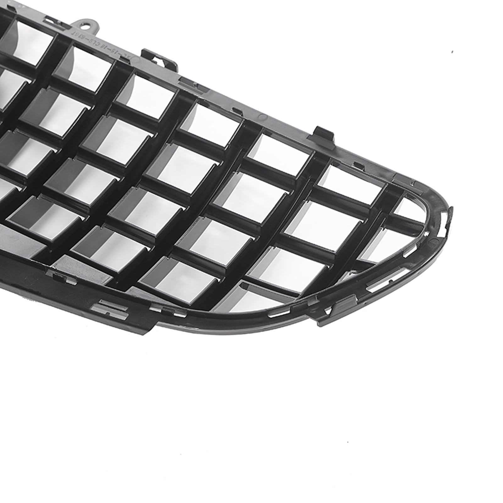 Osłona grilla przedniego samochodu do Mercedes Benz CLS 63 C218 W218 2015-2018 czarny srebrny