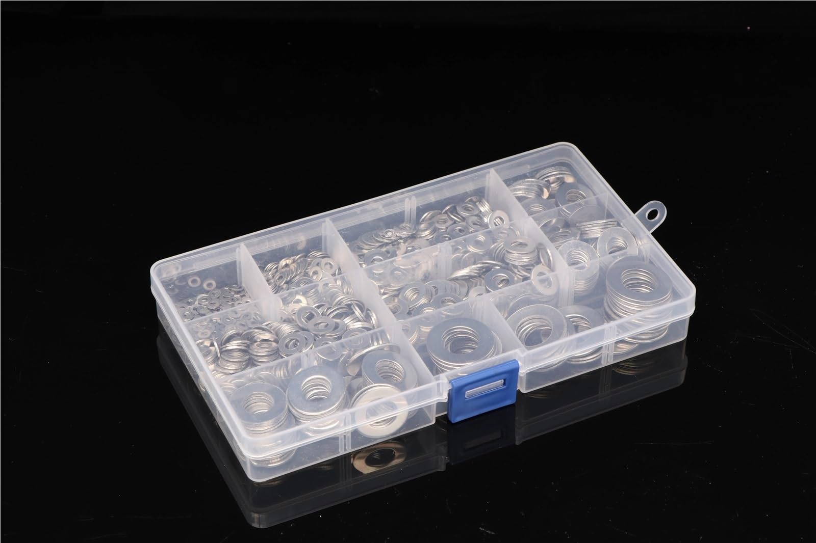 Jeu de rondelles en acier inoxydable, 1010 pièces, M2 M3 M4 M5 M6 M8 M10 M12, plates, Kit d'assortiment joints unis pour vis, écrous, tiges filetées