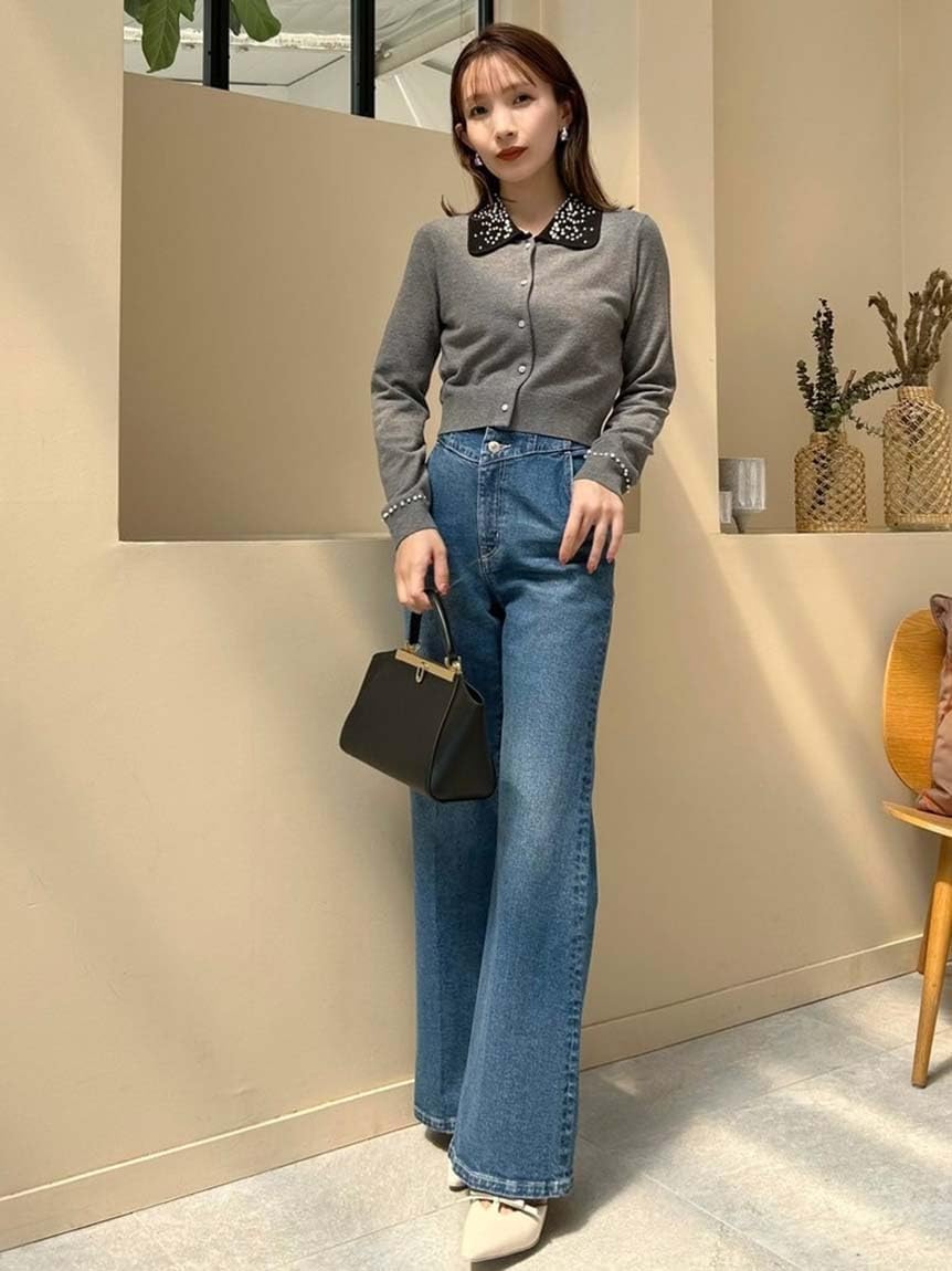 SNIDEL ストレッチフレアデニムパンツ SNIDEL ストレッチフレアデニム  