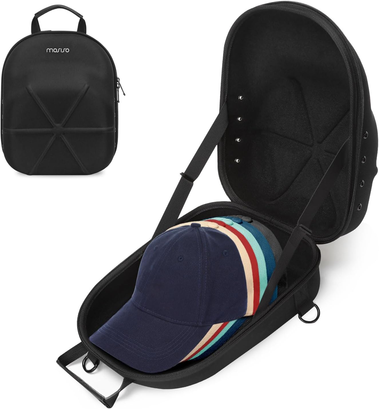 Peohud Hat Case for Baseball Caps, Cap Carrier Storage Bag