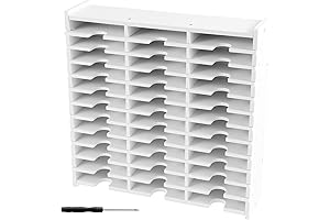 PTMTFYL 36-Slot Ink Pad & Stamp Organizer
