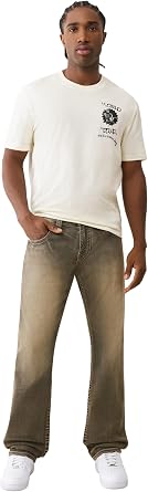 Amazon | True Religion メンズ Ricky Super T フラップジーンズ 股下