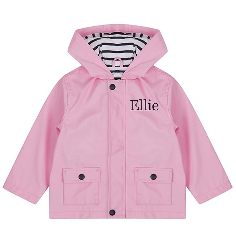 Personalised Name Toddler Raincoat Kids 