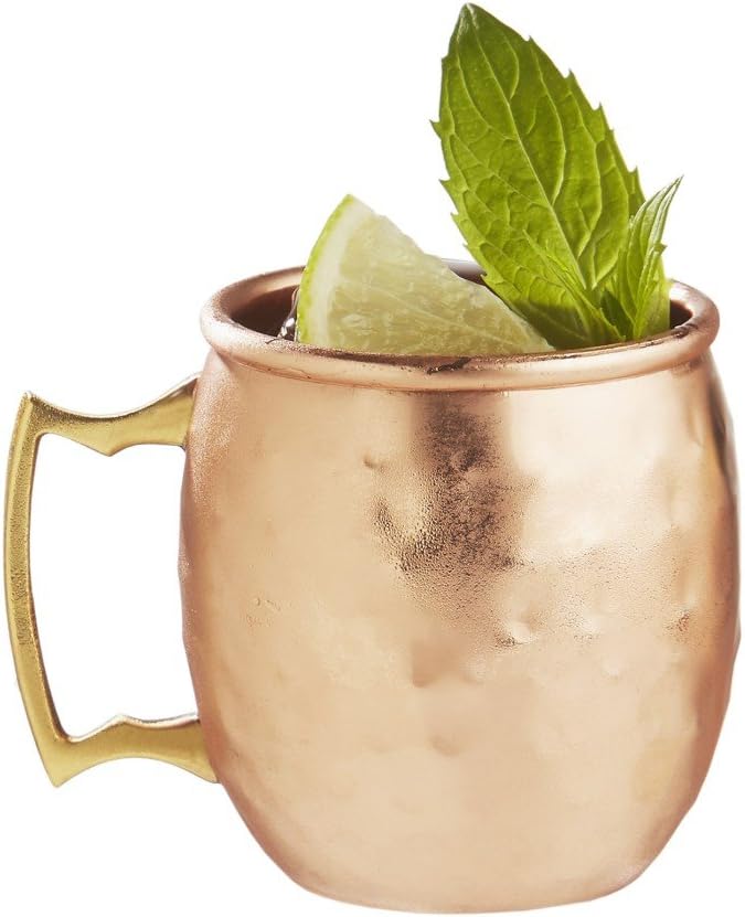 Brilliant Hammered Moscow Mule Shot Glasses, 2oz. Set of 4 Amazon.ca Home