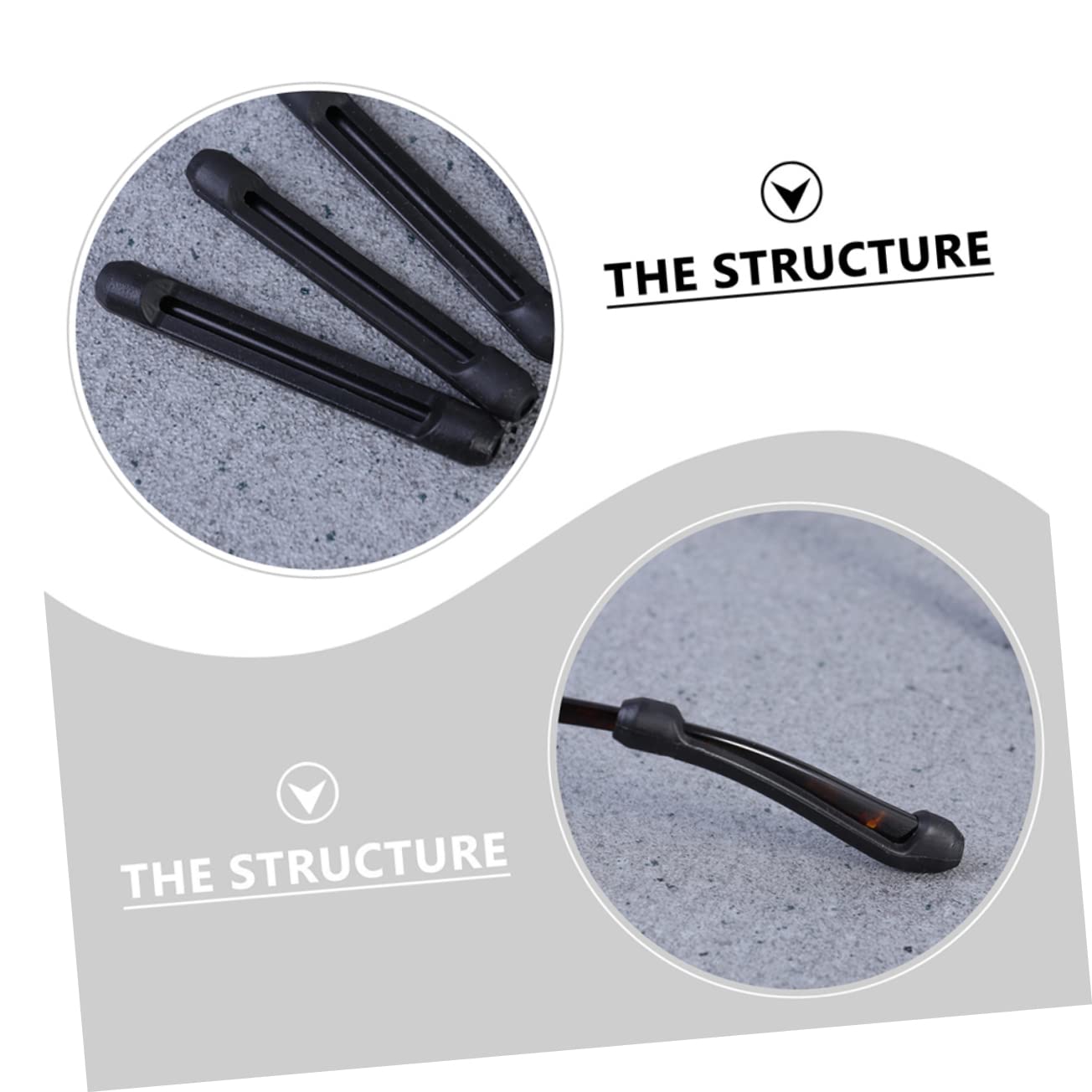 Fundas Antideslizantes para Patillas de Gafas Cubierta Flexible y Duradera para Actividades para Uso Diario