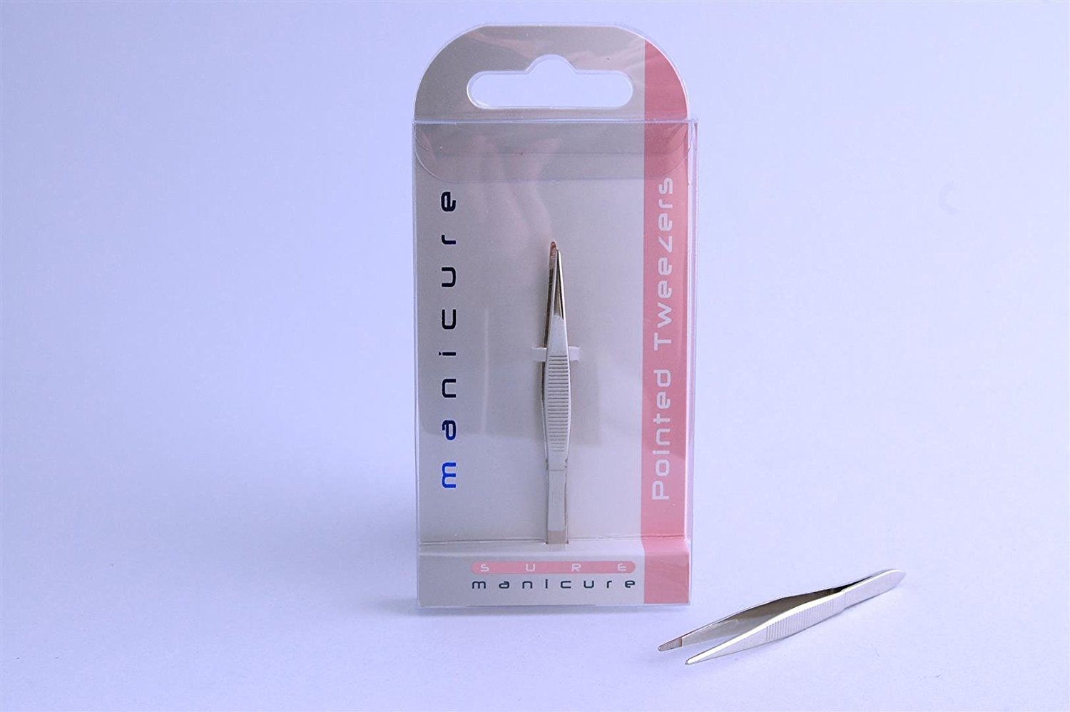 Sure Manicure Silver Sm00241 Pointed Tweezers For Those Stubborn Little Hairs!