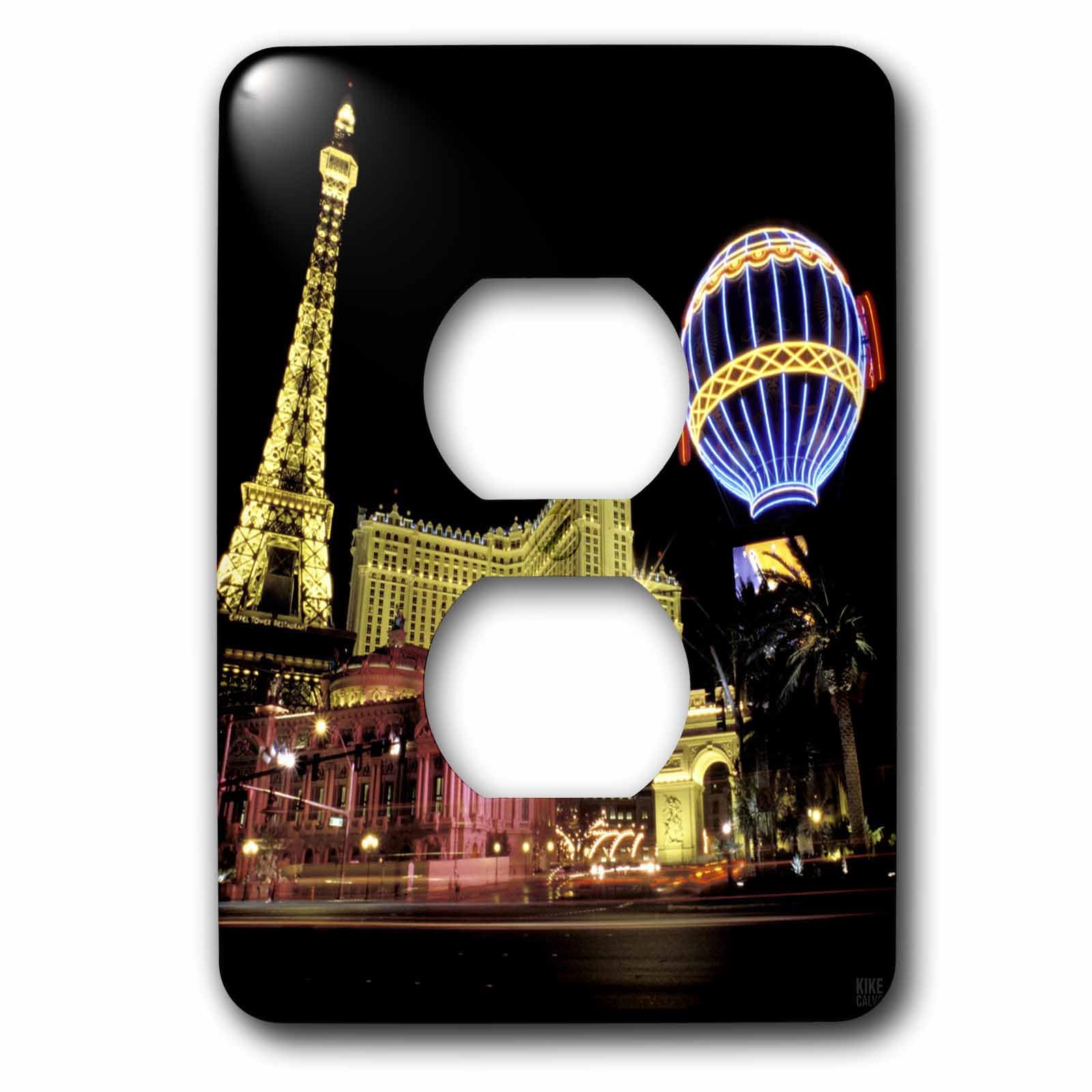 Paris Hôtel Las Vegas plaque double pour camoufler les prises blanches ternes