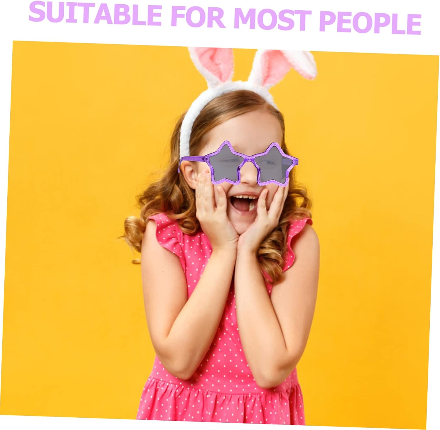 CHILDWEET 6pcs Star Shaped Sunglasses for Boy Girl Pentagram Party Eyewear for Halloween Birthday Cosplay and Photo Booth Props