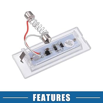 Amazon.com: A ABSOPRO Car 6500K White LED License Plate