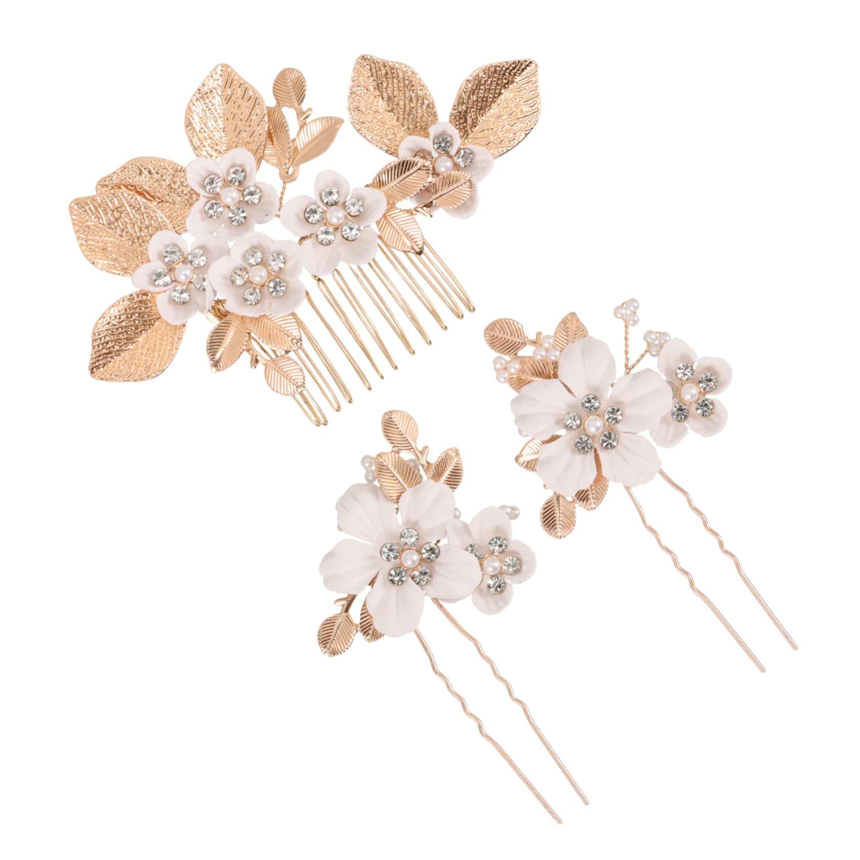 Beavorty 5 Sets Blätter Und Blumen Haarkamm Braut Haarschmuck Kopfschmuck Für Hochzeitsdekoration Blumen Haarschmuck Für Frauen Vintage