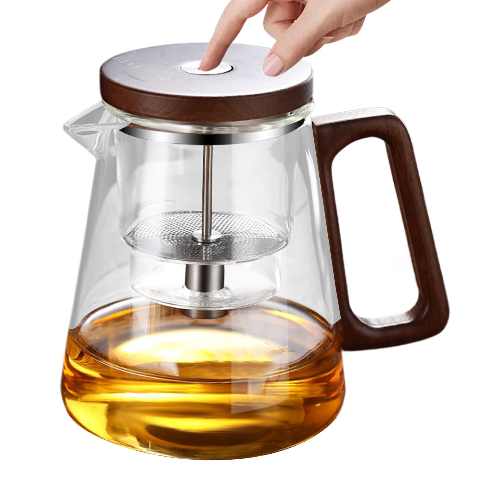 Théière avec infuseur en verre anti-fuites pour éviter les brûlures de l'eau bouillante