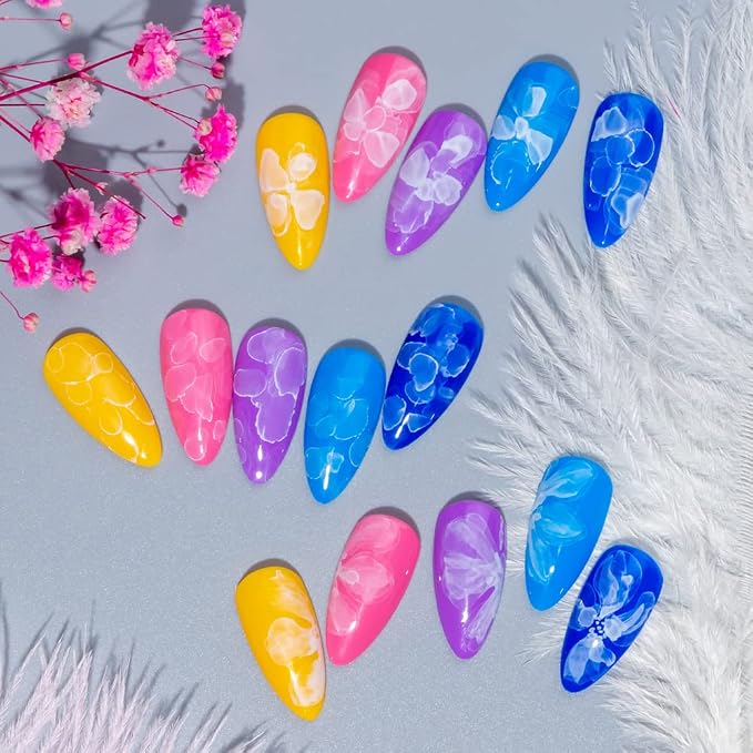Esmalte Gel Blanco Efecto Acuarela 10ml miniatura 6