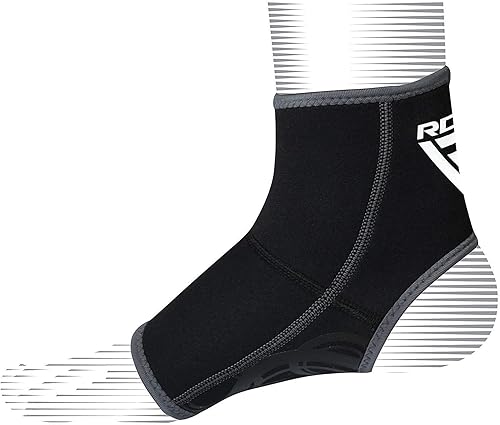 Miniatura 5 de RDX - Tobillera de neopreno para proteger el pie. Protector para MMA. Apoyo para el dolor del tendón de Aquiles (se vende como artículo único),