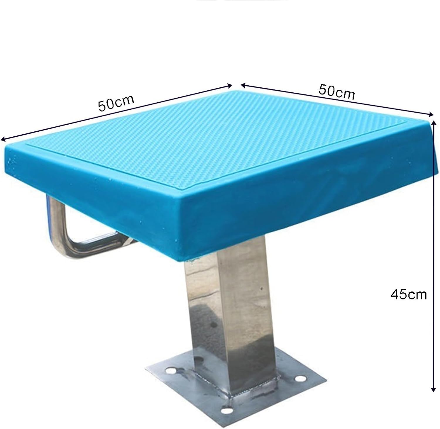 Pool Diving Platform, 15° Inclined Professional Diving Platform, Anti Slip Stainless Steel Pool Diving Boards for Swimming Pool