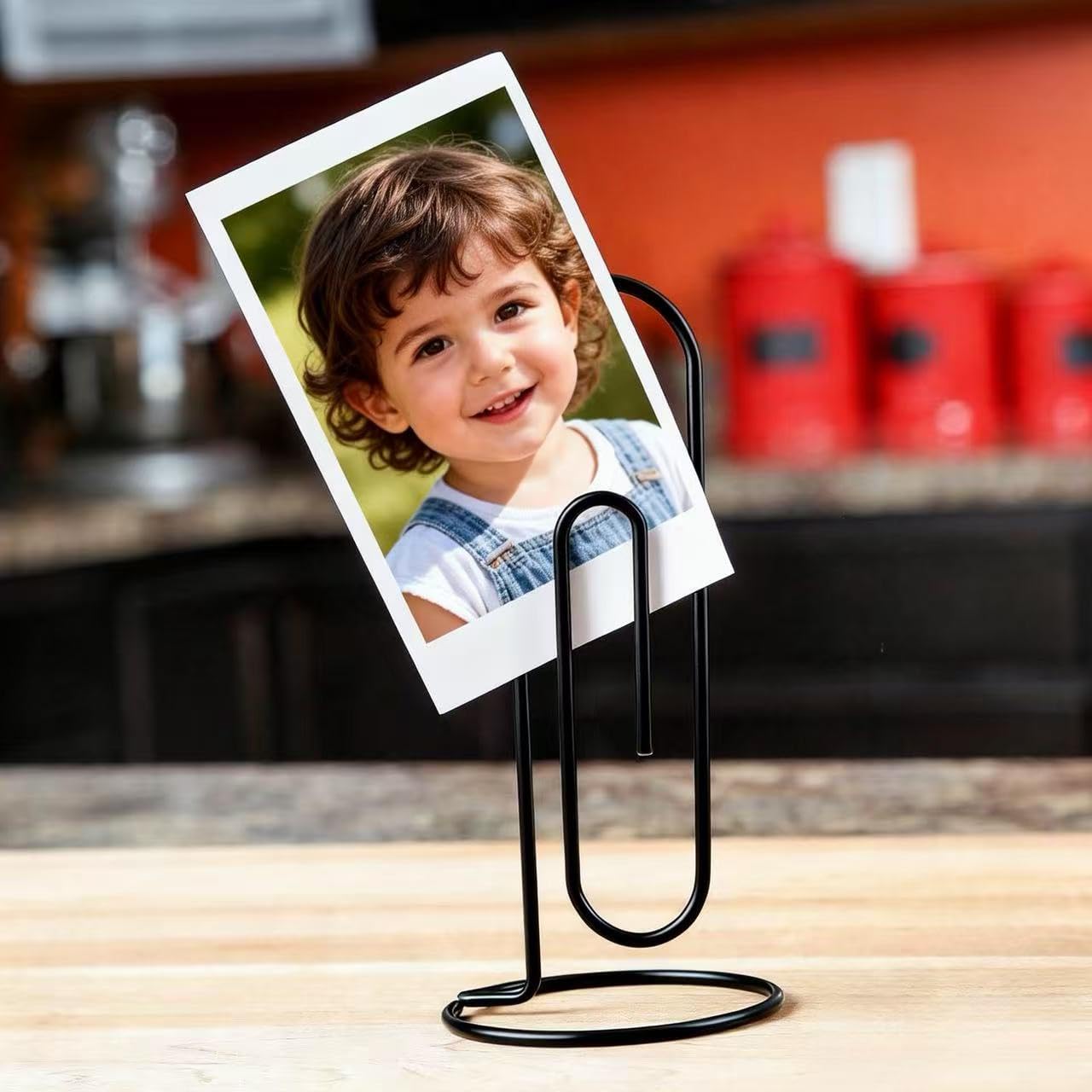 7.2-Inch Desktop Memo Holder 4Pcs Base Clip Jumbo Desk Paper Clip Table Number Holder Picture Note Photo Stand Office Accessory image 3