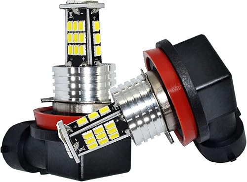 Alla Lighting Bombillas LED H16 H8 H11 de 2000 lúmenes de alta potencia 3020 30-SMD superbrillantes 6000K xenón blanco DRL faros antiniebla de