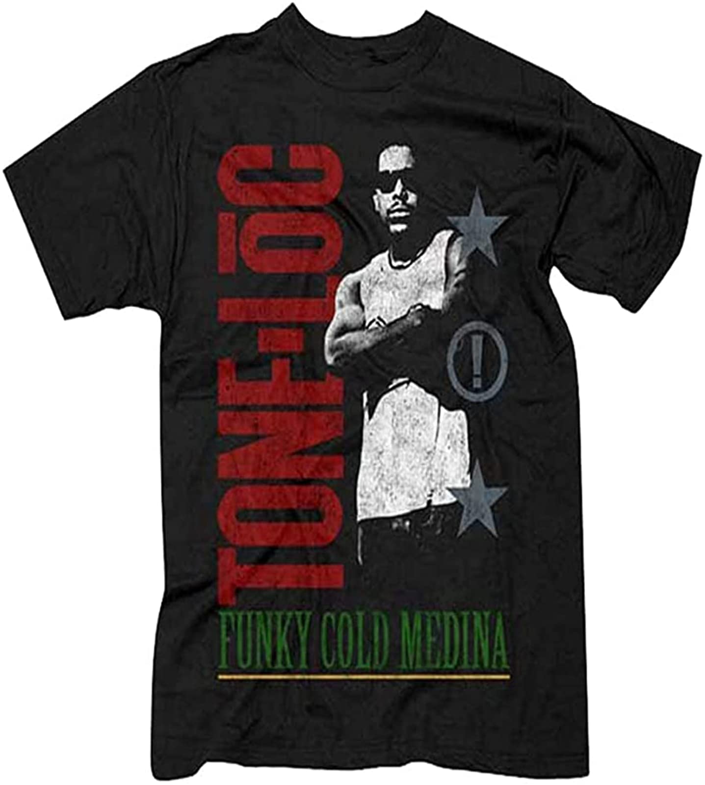 Tone Loc Funky Cold Medina Men's T-Shirt Unisex Black Tee