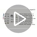 Image of ABOUT SPACE Shoe Rack for Home with Door - 36 Pair DIY Slipper Stand with Hanger, 4 Cube Expandable Shelves Closed Shoes Rack for Home Men, Women Heels Boots Flip-Flops (White-L 80 x B 30 x H 90 cm)