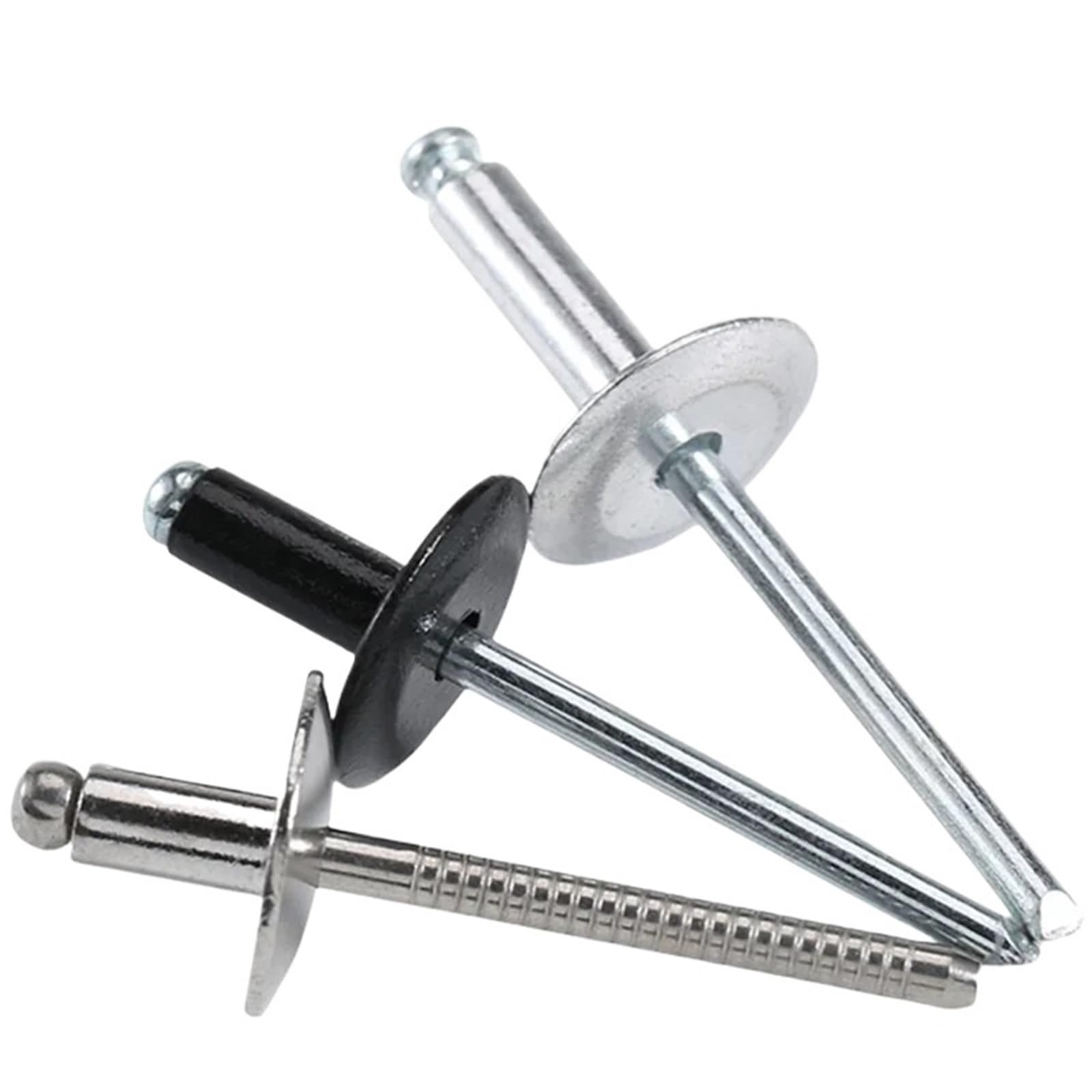 Blind Pop Rivet, 304 Stainless Steel Aluminium Round Head Pop Rivets M3.2-M5 5/10/20pcs Furniture Car Marine(35mm,M3.2-20pcs(Aluminium)