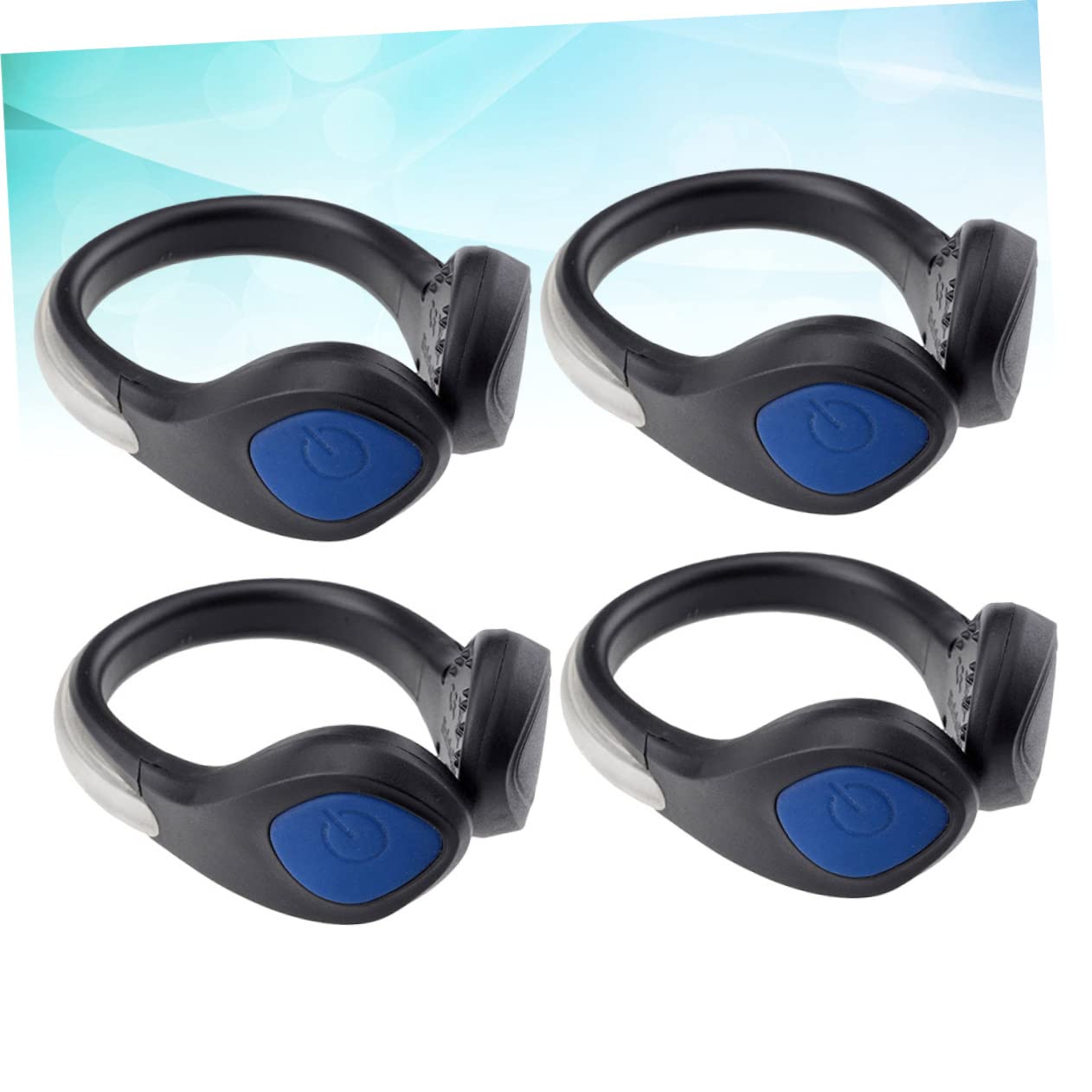 Kisangel Luces Led 8 Piezas Clip De Zapato Led Lámpara De Clip Equipo para Correr De Noche Luz De Clip De Seguridad para Zapatos Pinzas para Zapatos Exterior Luz Corriente Led Lights