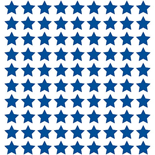 LiteMark Estrellas extraíbles azules de 5 cm, paquete de 90