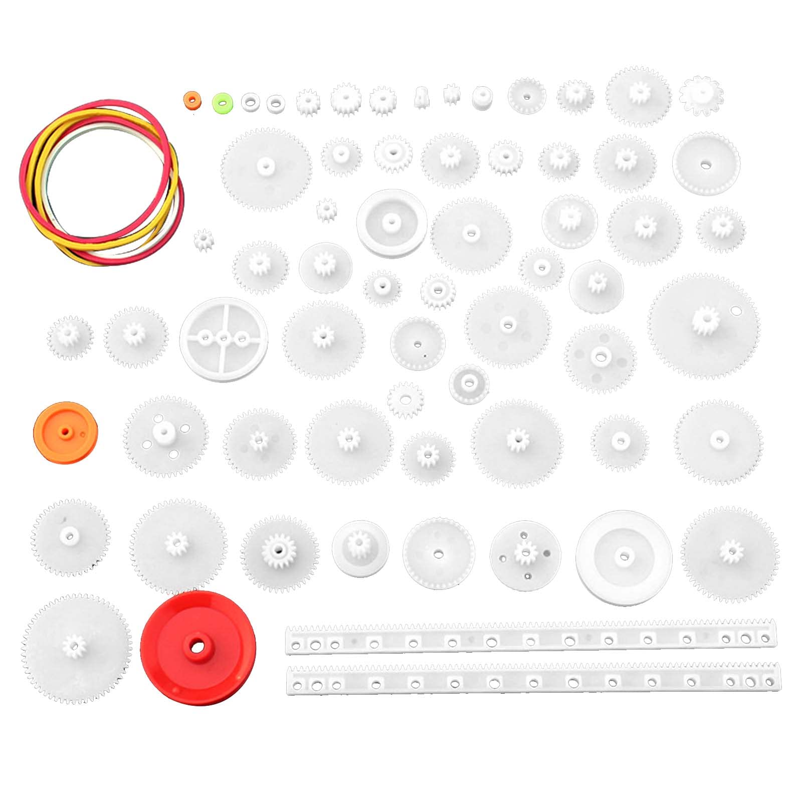 Amazon.co.jp: 歯車 ギア プラスチック製【75件セット】 おもちゃ修理 