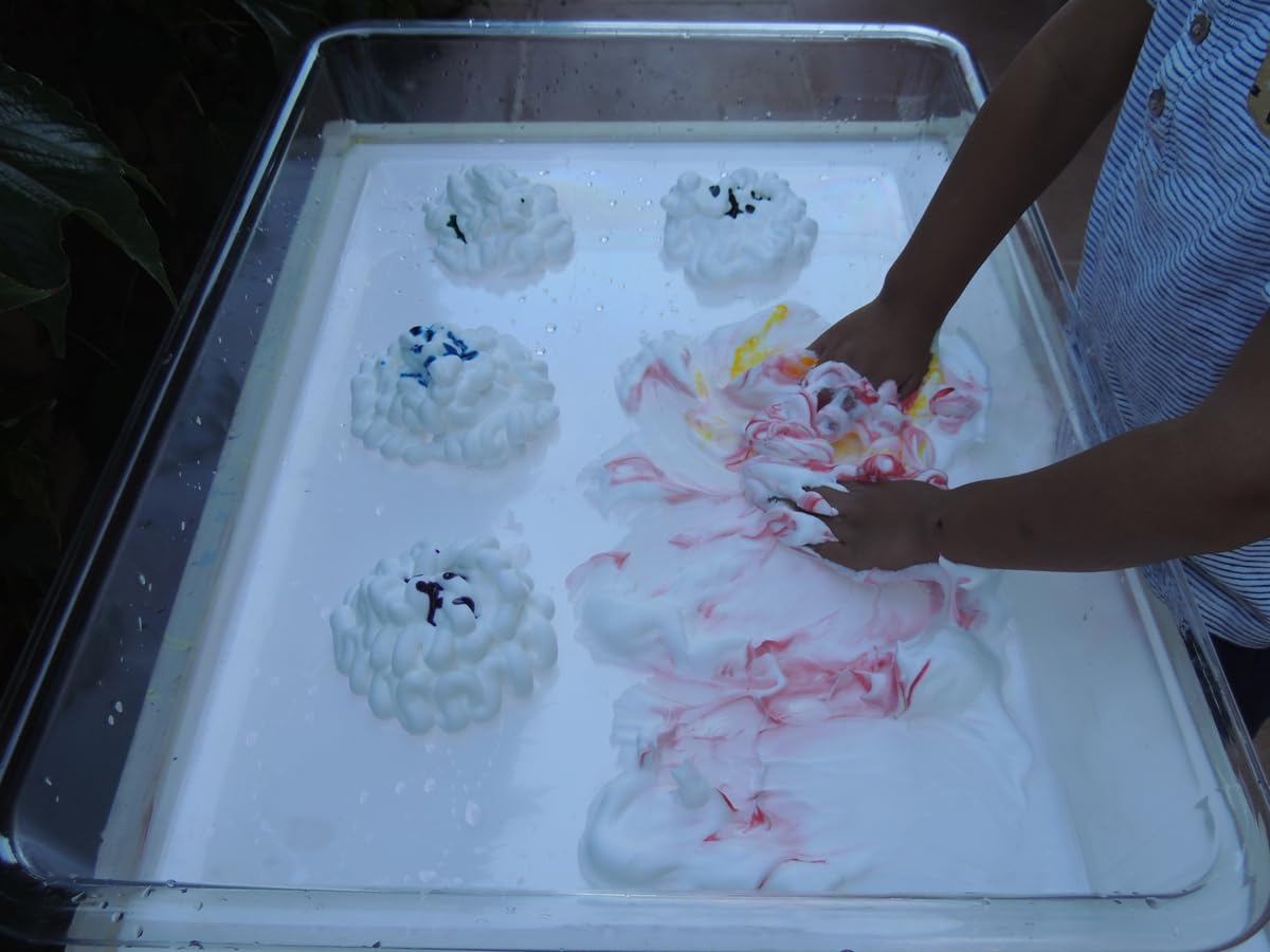 Vassoio di Esplorazione Montessori Trasparente A2 | PET Cristallo Resistente e Sicuro | Attività Sensoriali con Sabbia, Acqua e Colori | Educazione e Sviluppo Infantile