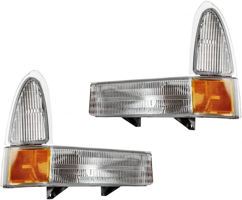 For Ford F-250/F-350 Super Duty Parking Signal Light 2001 02 03 04 2005 Pair Driver and Passenger Side For FO2520169 | 2C3Z 13201 AA