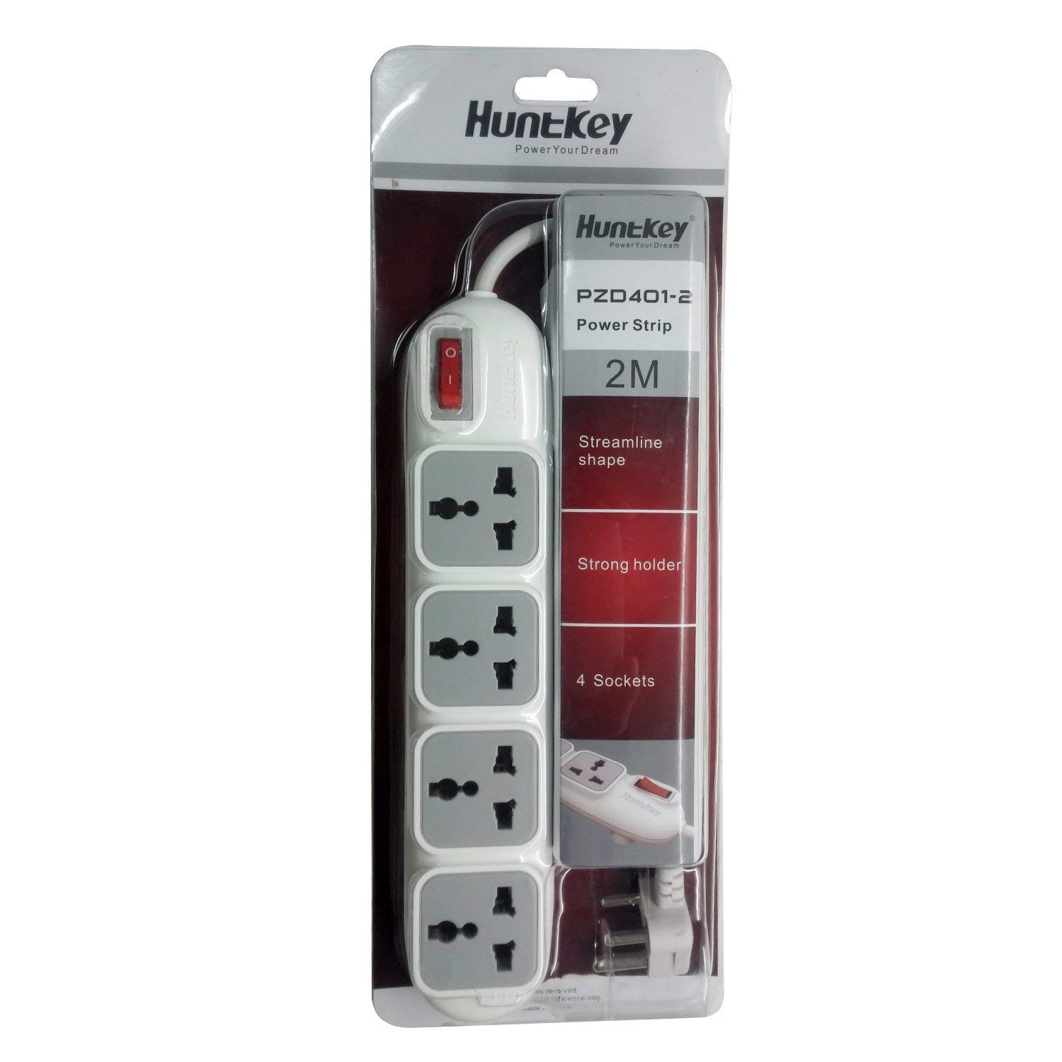 Huntkey Surge Protector with Heavy Duty Extension Cord Conserve, Saves ...