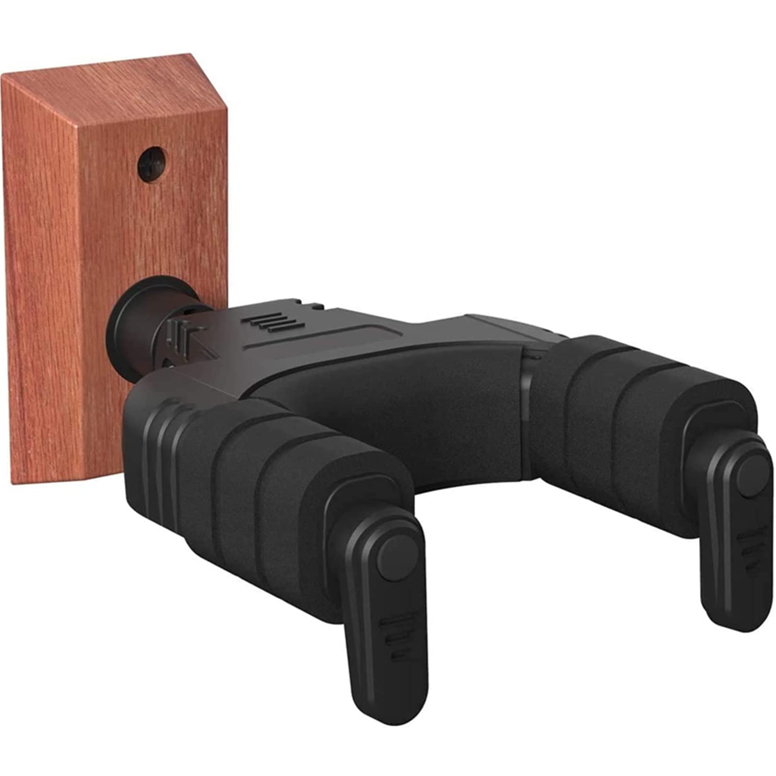 AUPHY Guitar Wall Mount Hanger Hook with Automatic Lock for Electric Acoustic Guitars Bass((Not for Nitro Finish))
