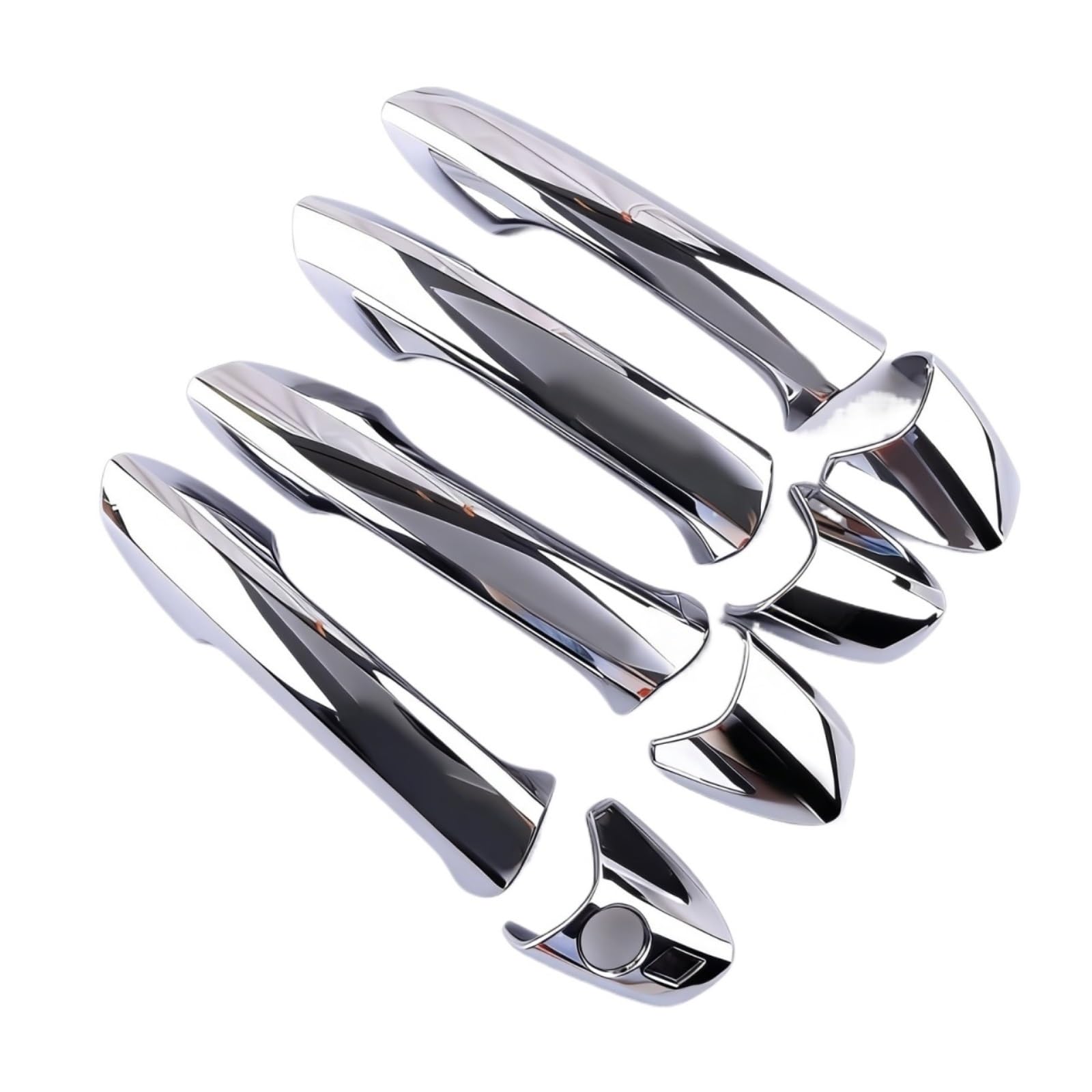 TRGDFDAA Door Handle Trims Covers Compatible with Benz for CLA Class W117 2014 2015 LHD Exterior Door Handle Cover Trim Cap Kit Decoration Decorative Shell