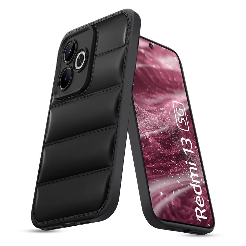 KARWAN® Puffer Edition Silicone Case Cover for Redmi 13 5G | Scratch Resistance Mobile Cover, Camera Protection | Black (B0DBQFMNRQ) Amazon Price History, Amazon Price Tracker