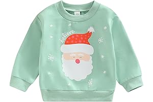 Baby Girl Toddler Santa Sweatshirt