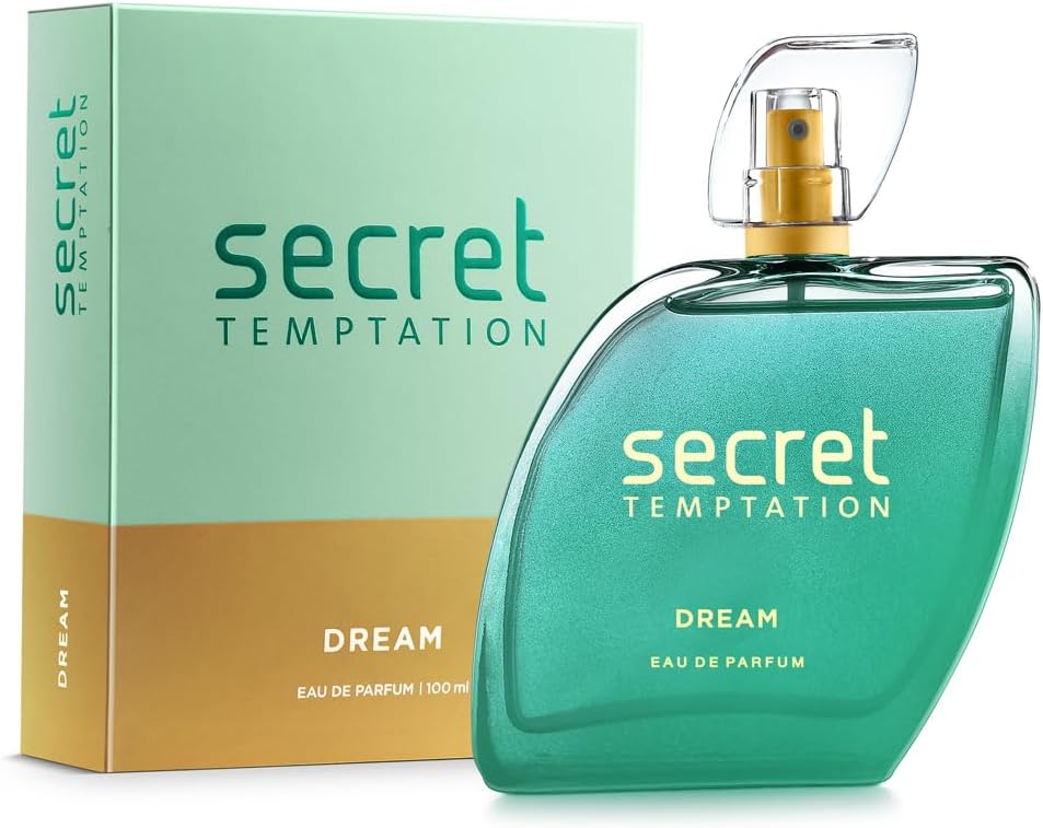 Secret Temptation Dream Eau De Parfum for Women, Long Lasting Floral and Fruity Office Wear Fragrance, 100 ml