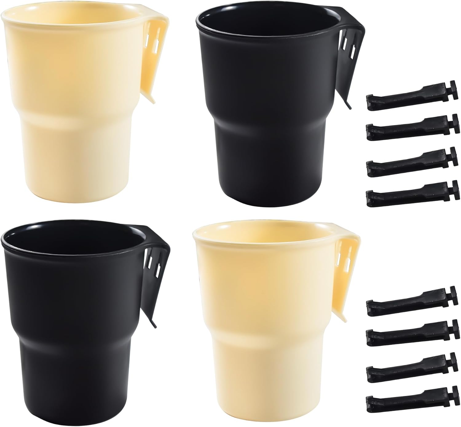 WeeGoo 4Pcs Car Cup Holder, Universal Drink Cup Holder for Car