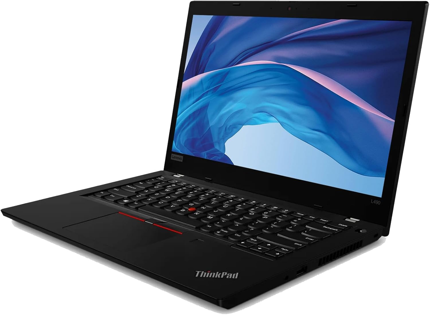 Lenovo ThinkPad Laptop L490 Computer Win11 Pro, 14in FHD(1920x1080) Laptop L490, Core i5-8th, 16GB RAM, 512GB SSD (Renewed)