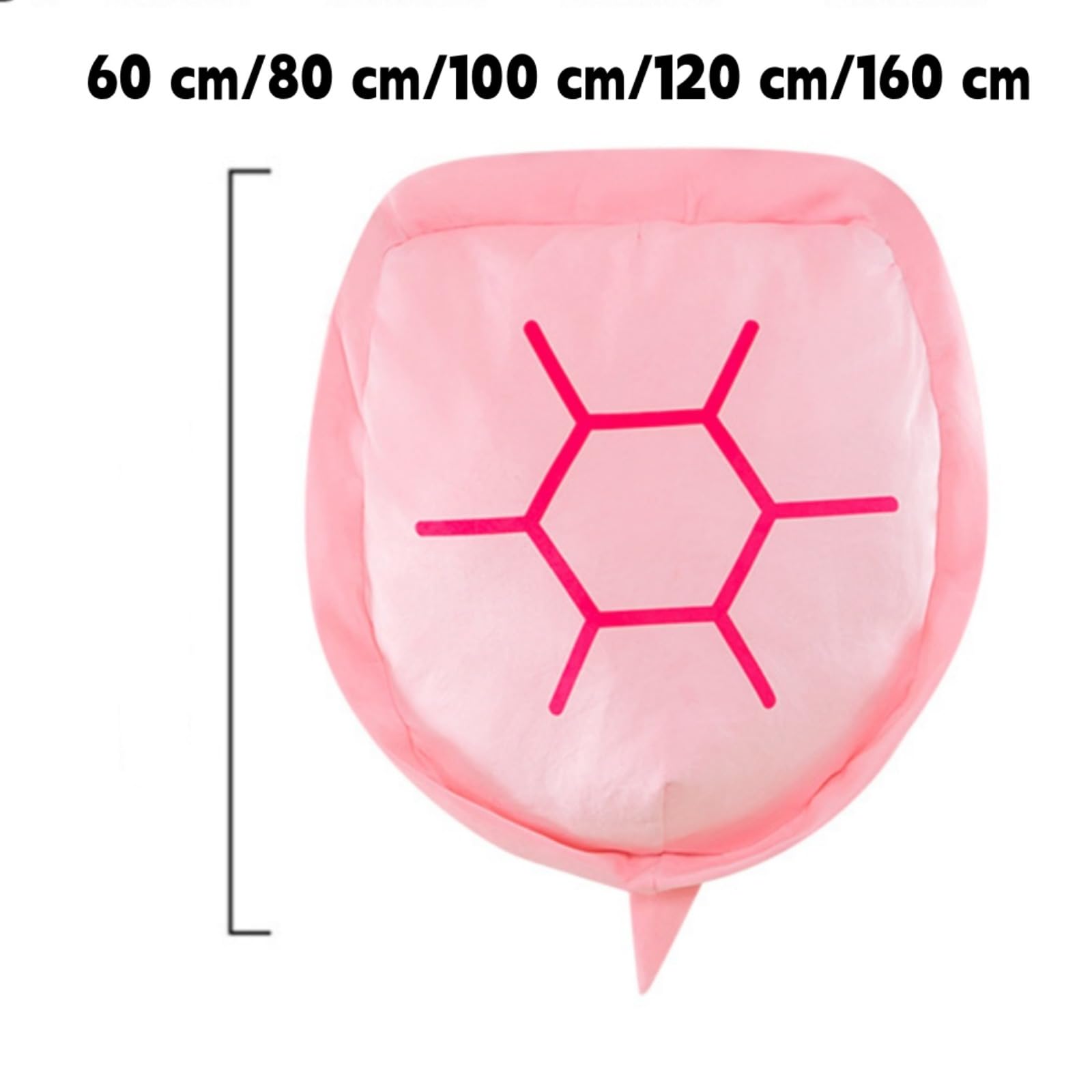 champracer Kawaii Schildkrötenkissen zum Anziehen, Tragbares Panzerkissen für Kinder und Erwachsene, lustiges Cosplay-Plüschkissen (Blau,100 cm)